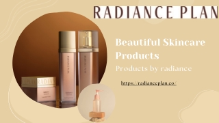 beautiful skincare products products by radiance