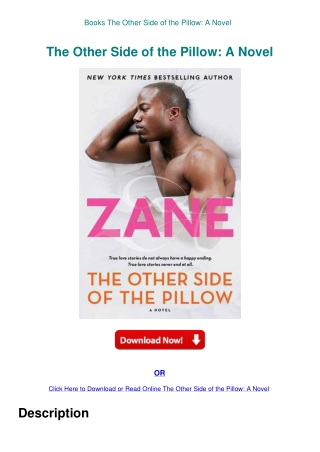Books The Other Side of the Pillow A Novel