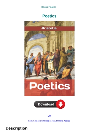 Books Poetics