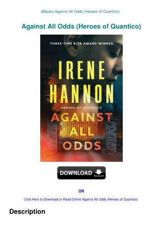 eBooks Against All Odds (Heroes of Quantico)