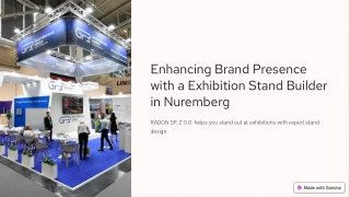 Enhancing Brand Presence with an Exhibition Stand Builder in Nuremberg