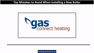 Top Mistakes to Avoid When Installing a New Boiler