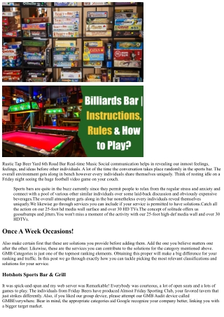 Barratts Club Sports Bars In Northampton