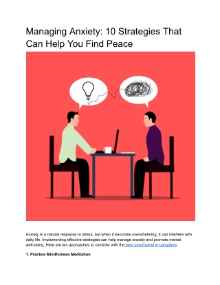 managing anxiety 10 strategies that can help