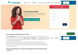Reliable Transactional SMS Service for Instant Alerts