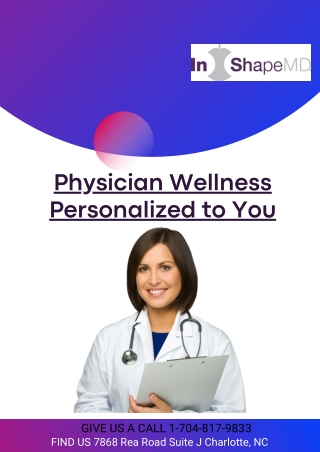 Take Control of Your Weight Loss Journey with InShapeMD