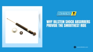 Why Bilstein Shock Absorbers Provide the Smoothest Ride