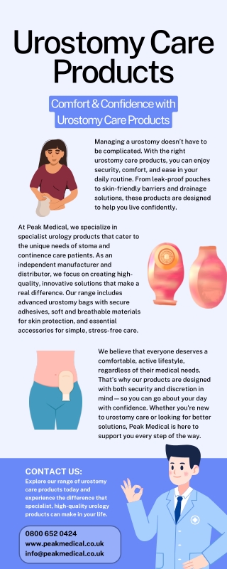 Urostomy Care Products with Peak Medical