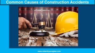 Common Causes of Construction Accidents