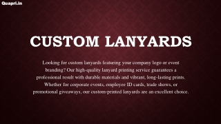 Custom Lanyards