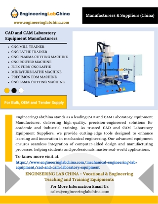 CAD and CAM Laboratory Equipment Manufacturers