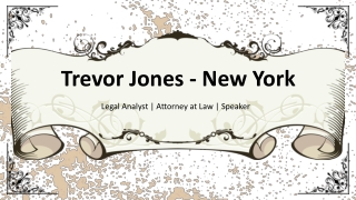 Trevor Jones - New York - A Smart Decision-Maker