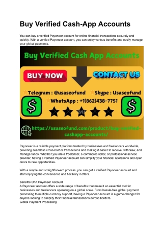 Buy Verified Cash-App Accounts