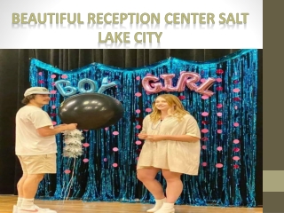 Beautiful reception center Salt Lake City