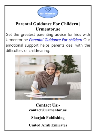 parental guidance for childern urmentor