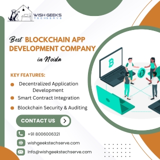 Top Blockchain App Development Company in India: Wish Geeks Techserve