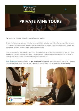 Private Wine Tours