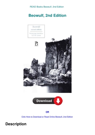 READ Books Beowulf  2nd Edition