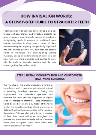 How Invisalign Works: A Step-by-Step Guide to Straighter Teeth