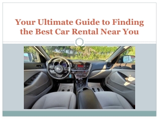Car Rental in Nottingham, Maryland