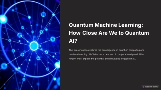 quantum machine learning how close
