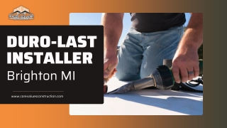 Highly-Effective Duro-Last Installer in Brighton, MI Experienced Roofing Contractors for Duro-Last