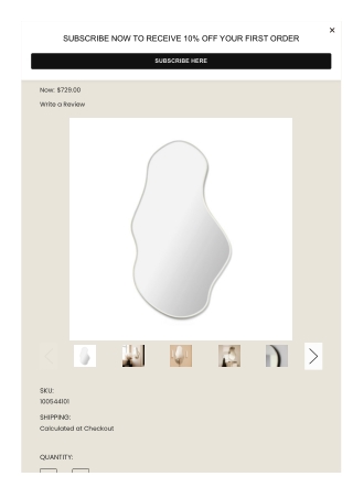 Ferm living pond mirror