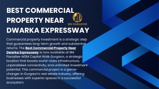 Best Commercial Property Near Dwarka Expressway