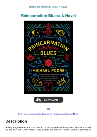 eBooks Reincarnation Blues A Novel