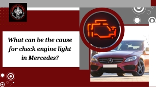 what can be the cause for check engine light