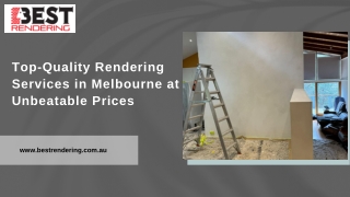 Top-Quality Rendering Services in Melbourne at Unbeatable Prices