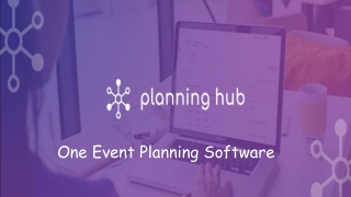 o ne event planning software