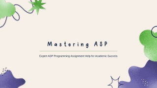 Mastering ASP
