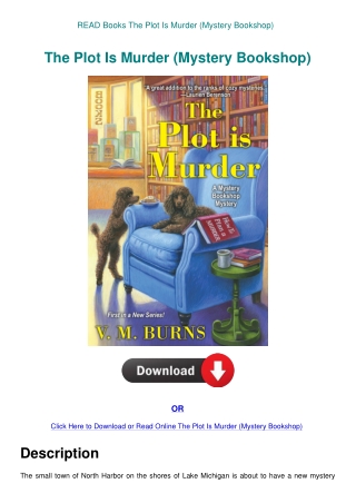 READ Books The Plot Is Murder (Mystery Bookshop)