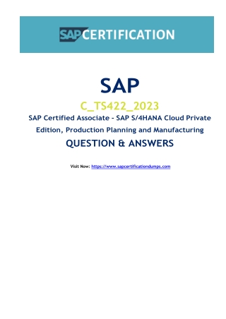 sap c ts422 2023