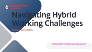 Navigating Hybrid Working Challenges at HR World Summit 2025