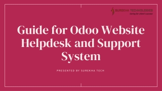 Guide for Odoo Website Helpdesk and Support System