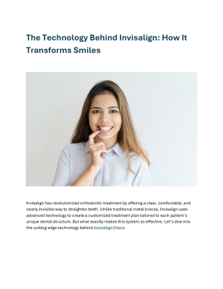 the technology behind invisalign