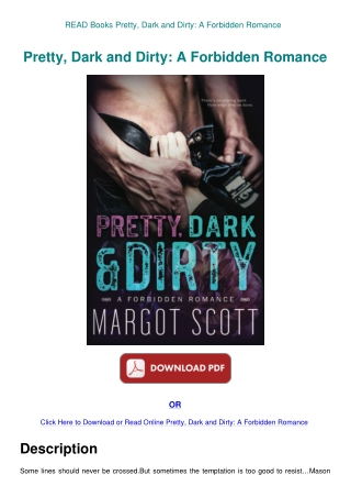 READ Books Pretty  Dark and Dirty A Forbidden Romance