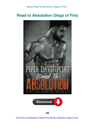 Books Road to Absolution (Dogs of Fire)
