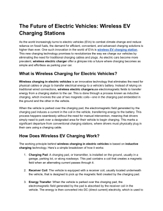 The Future of Electric Vehicles_ Wireless EV Charging Stations