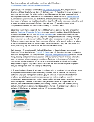 seamless employee role and location transitions
