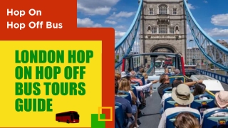 London Made Easy: Hop-On Hop-Off Adventure!