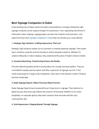 Shaheen Arts_ Taking the Lead on the Use of 3D Signage in Dubai