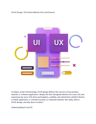 Unlock the Power of UI/UX Design