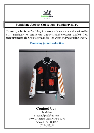 Pandabuy Jackets Collection | Pandabuy.store
