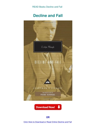 READ Books Decline and Fall