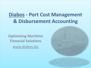 diabos port cost management disbursement accounting