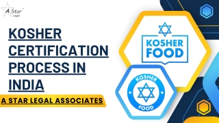 KOSHER Certification Process in India