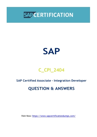 Can C_CPI_2404 Exam Dumps Actually Boost Your SAP Certification Score?